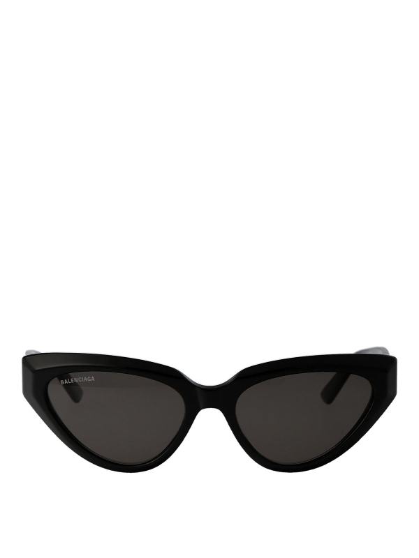 Balenciaga Lunettes De Soleil - Noir