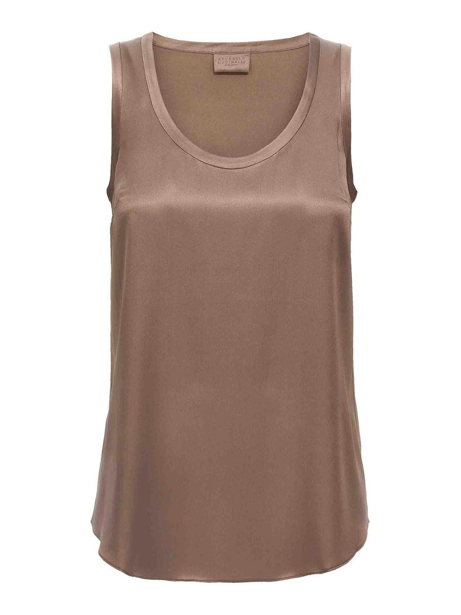 Brunello Cucinelli Top - Marron