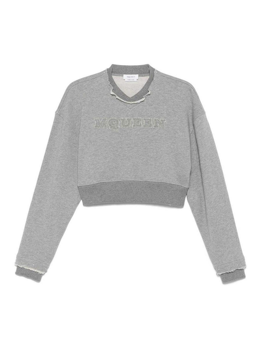 Alexander Mcqueen Sweat-Shirts - Gris