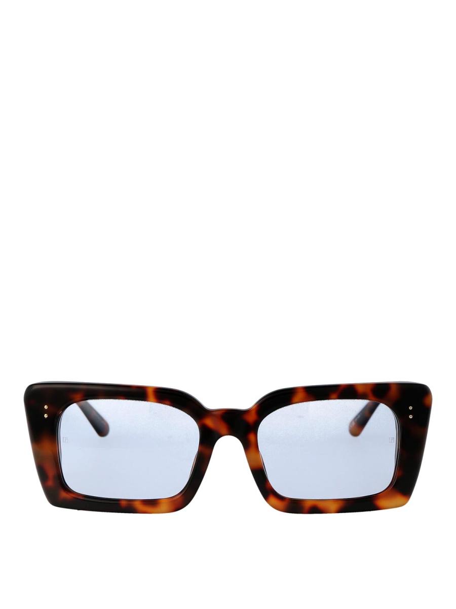 Linda Farrow Lunettes De Soleil - Marron