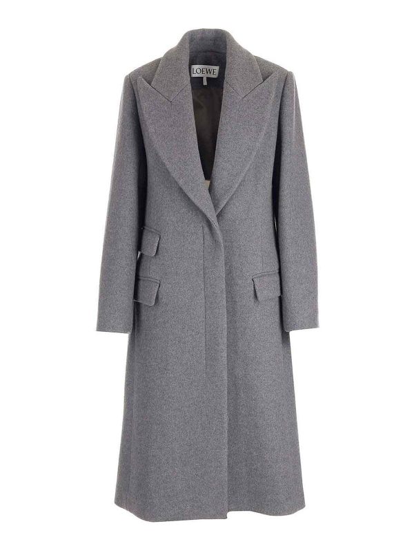 Loewe Manteau Court - Gris