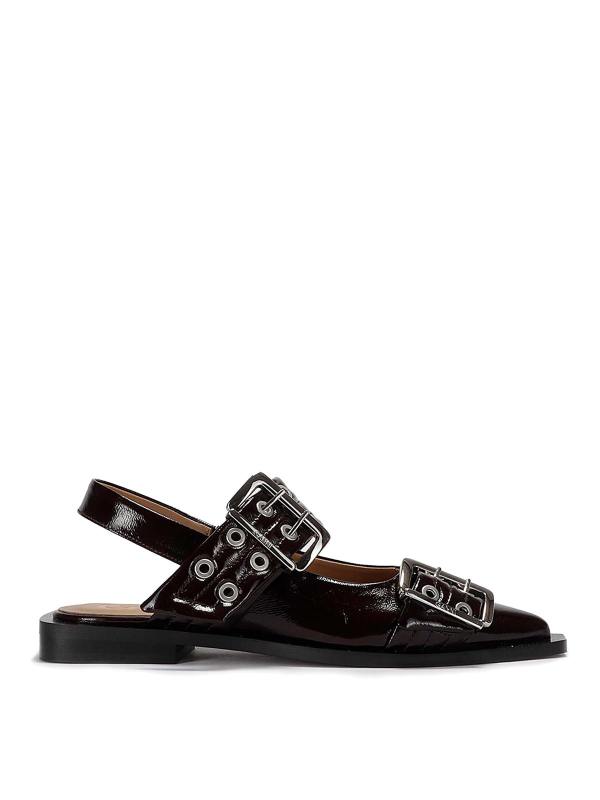 Ganni Ballerines - Noir