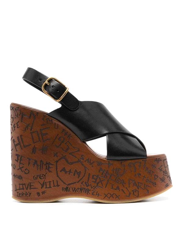 Chloe' Sandales - Noir