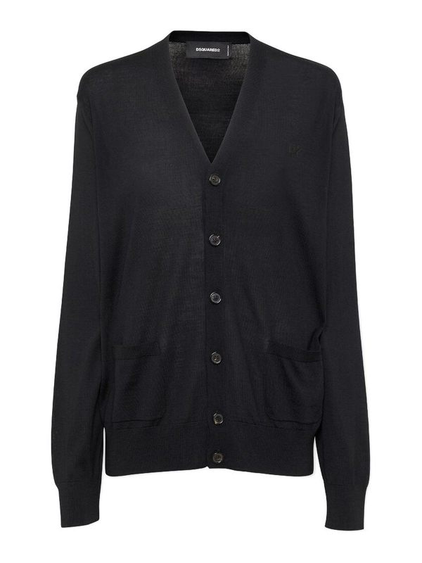 Dsquared2 Pull Col Rond - Noir