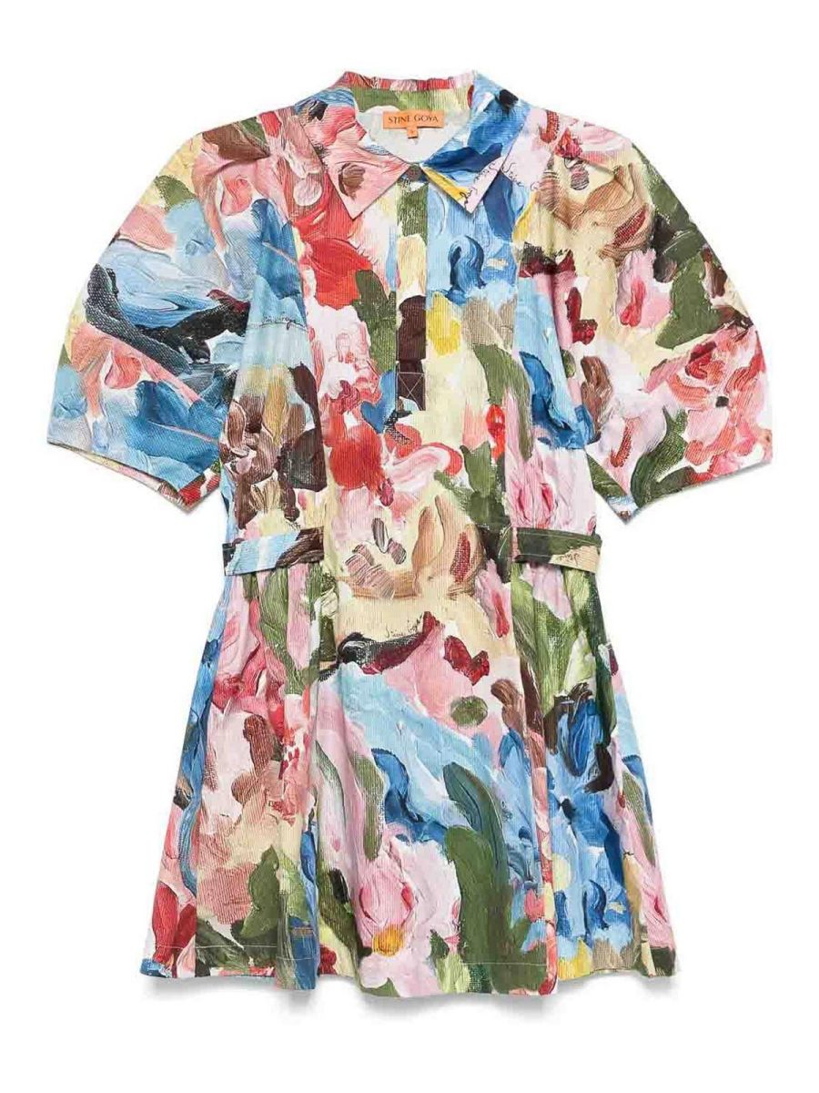 Stine Goya Robe Courte - Multicolore