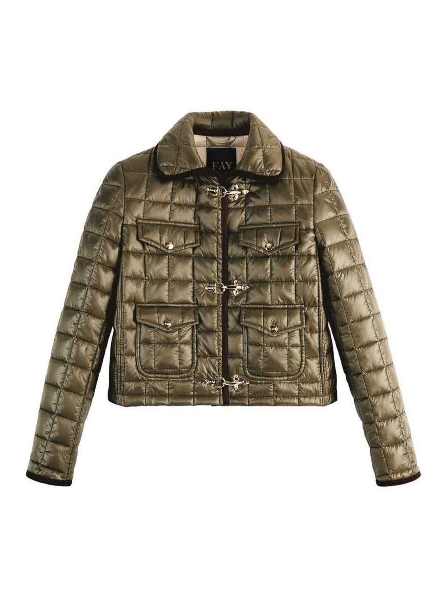 Fay Veste Casual - Vert