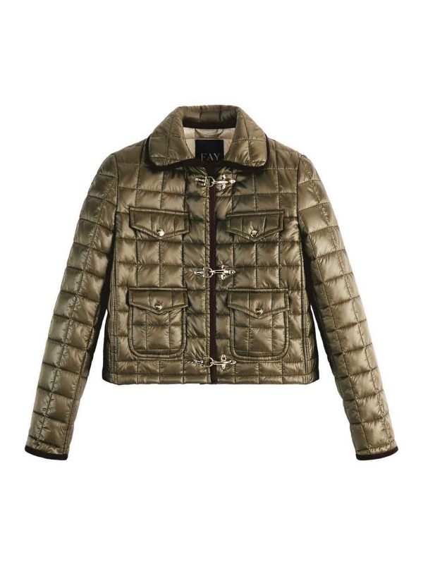 Fay Veste Casual - Vert