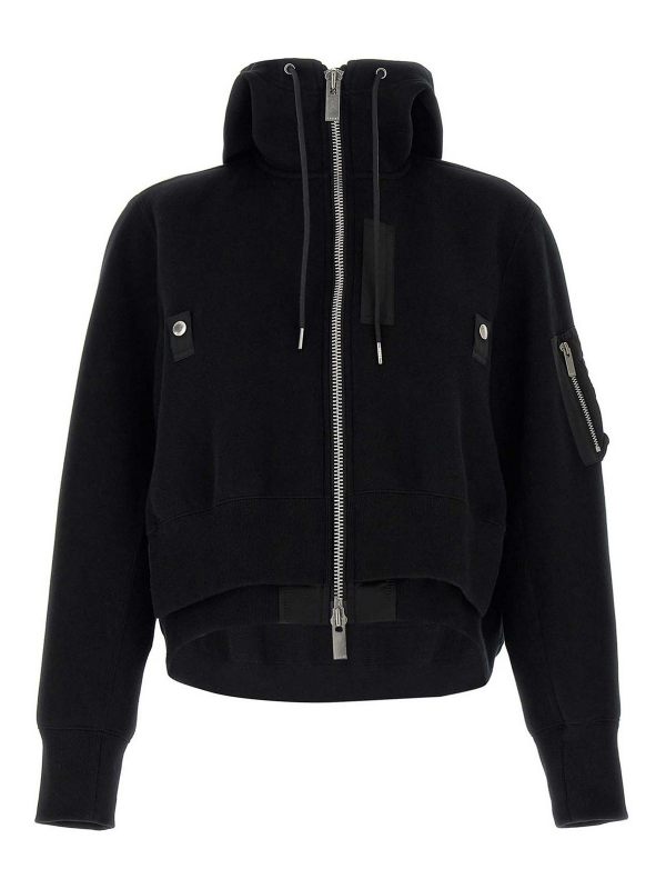 Sacai Sweat-Shirts - Noir