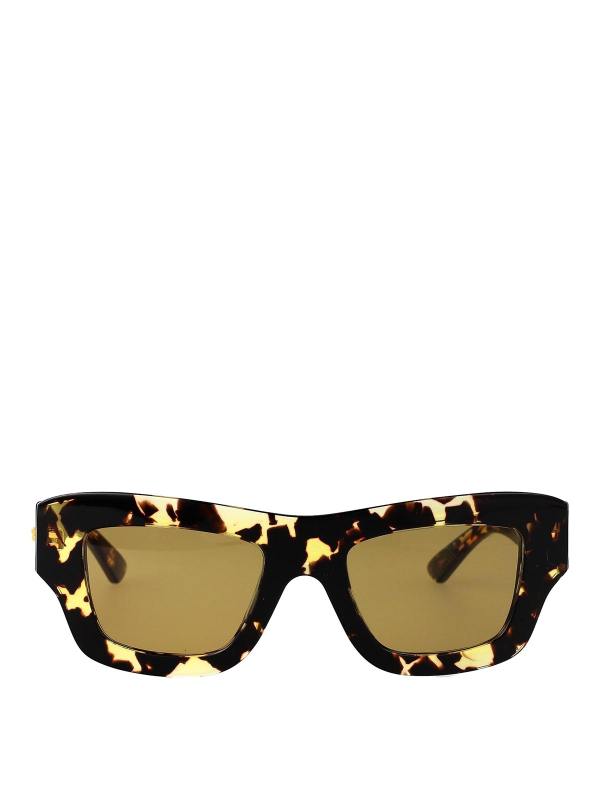 Bottega Veneta Lunettes De Soleil - Marron