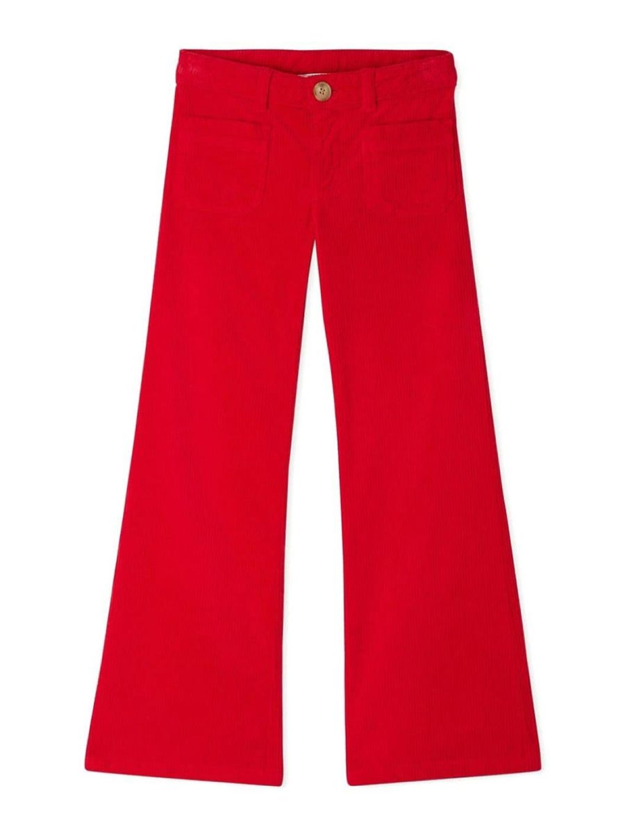 Bonpoint Pantalons Décontractés - Rouge