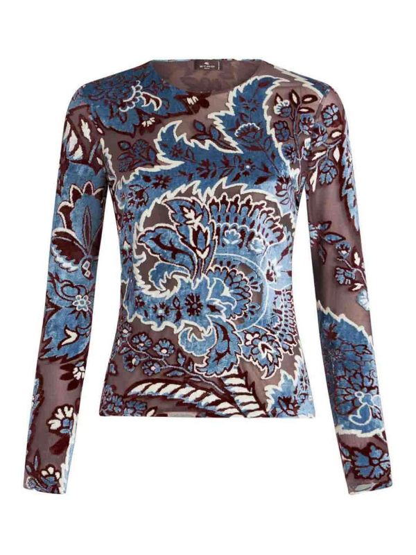 Etro Pull Col Rond - Multicolore