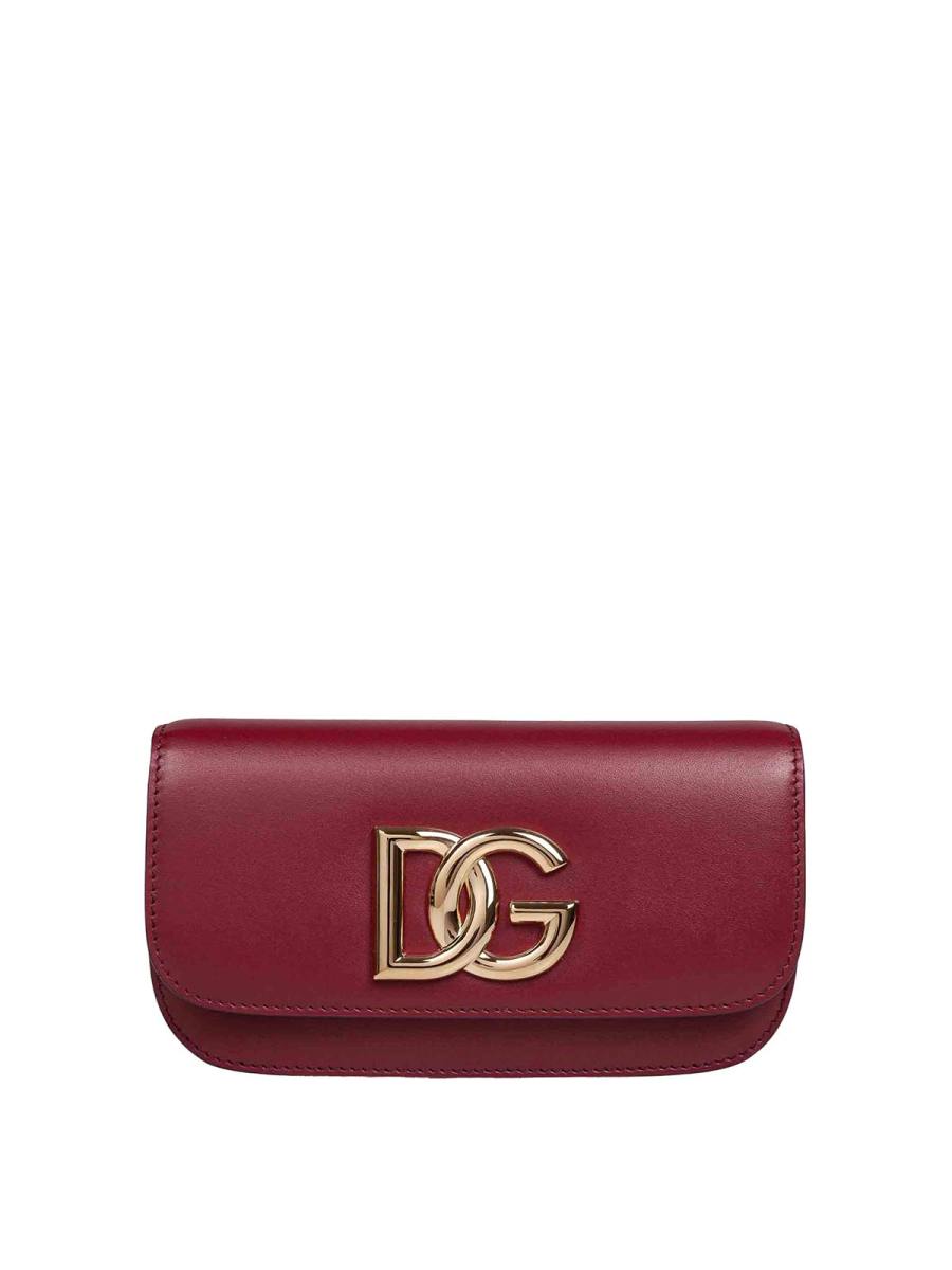 Dolce & Gabbana Sac Bandoulière - Rouge Bru