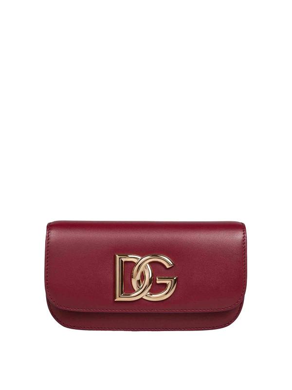 Dolce & Gabbana Sac Bandoulière - Rouge Bru