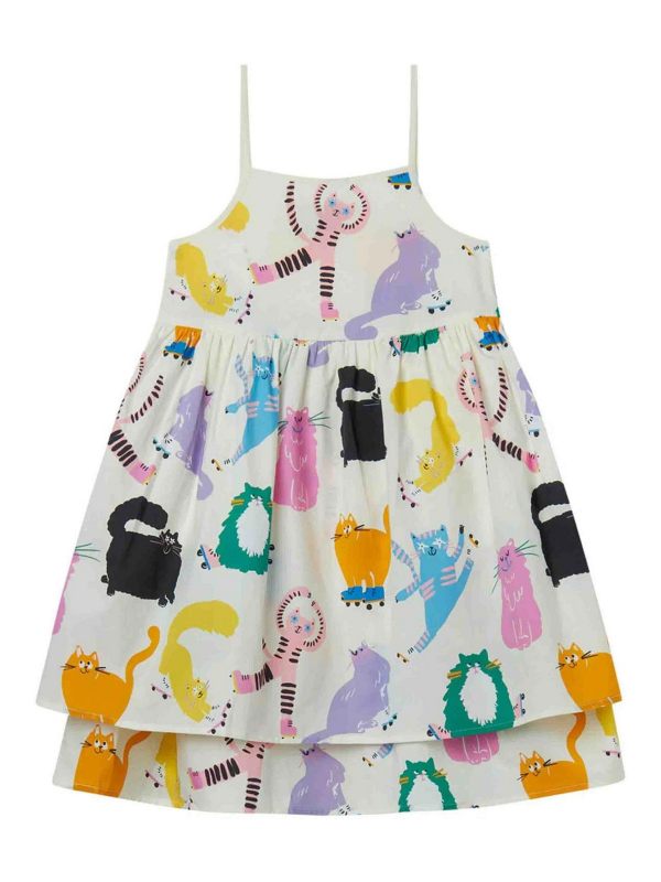 Stella McCartney Kids Robe Au Genou - Blanc