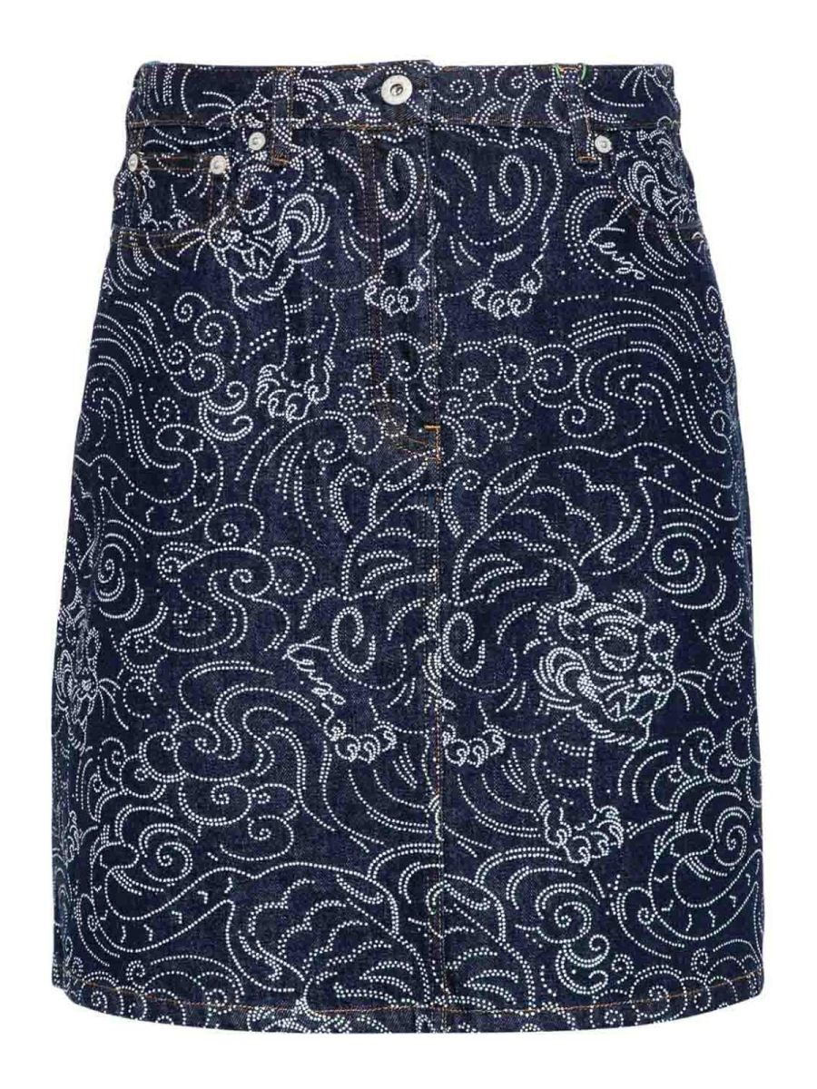 Kenzo Jupe Midi - Denim