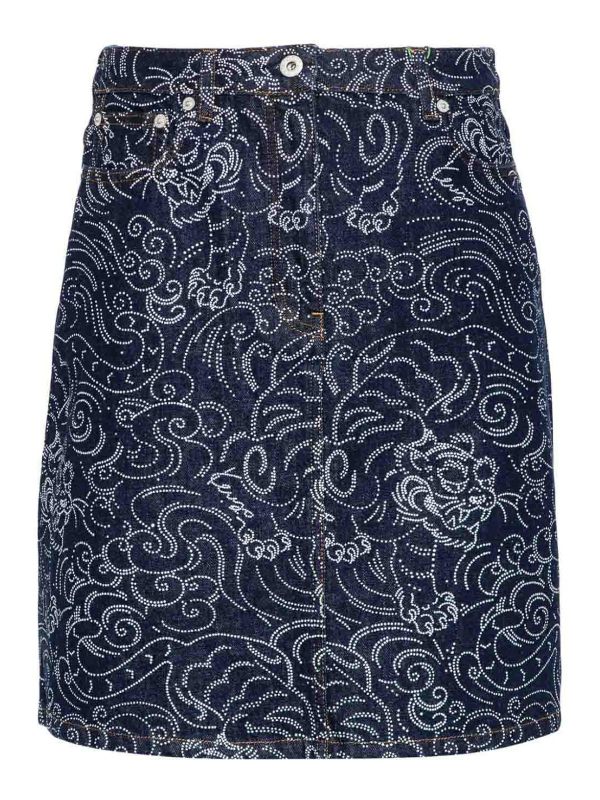Kenzo Jupe Midi - Denim
