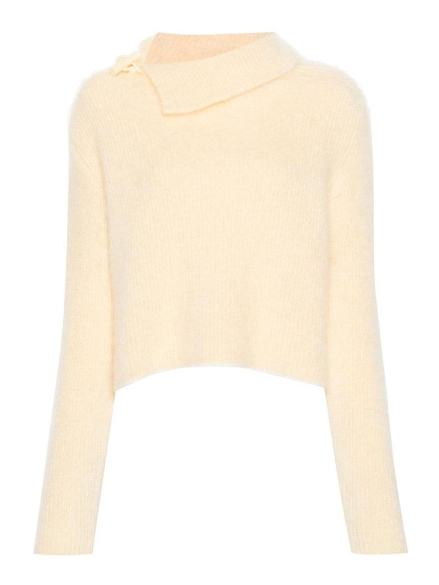 Jacquemus Pull Col Rond - Jaune