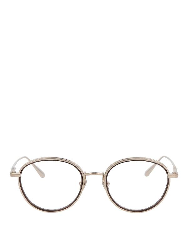 Linda Farrow Lunettes De Soleil - Or