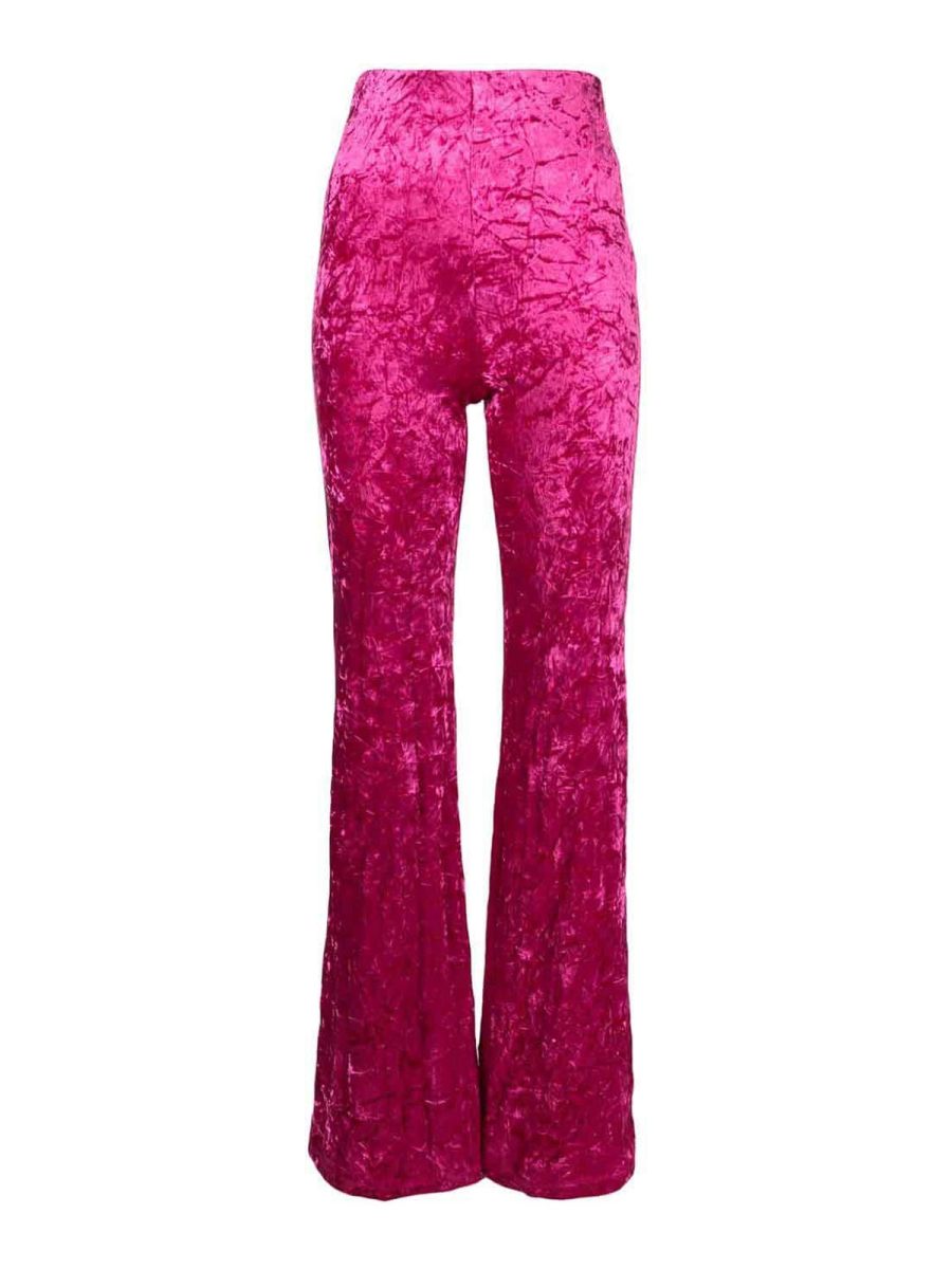 Rotate Birger Christensen Pantalons Décontractés - Rouge Brun