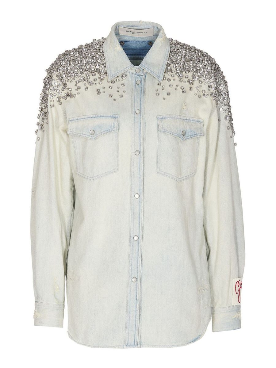 Golden Goose Chemise - Bleu