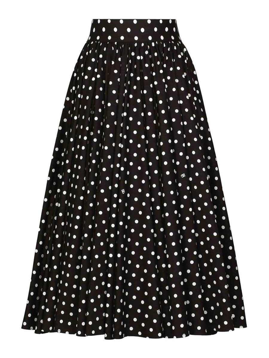 Dolce & Gabbana Jupe Midi - Noir