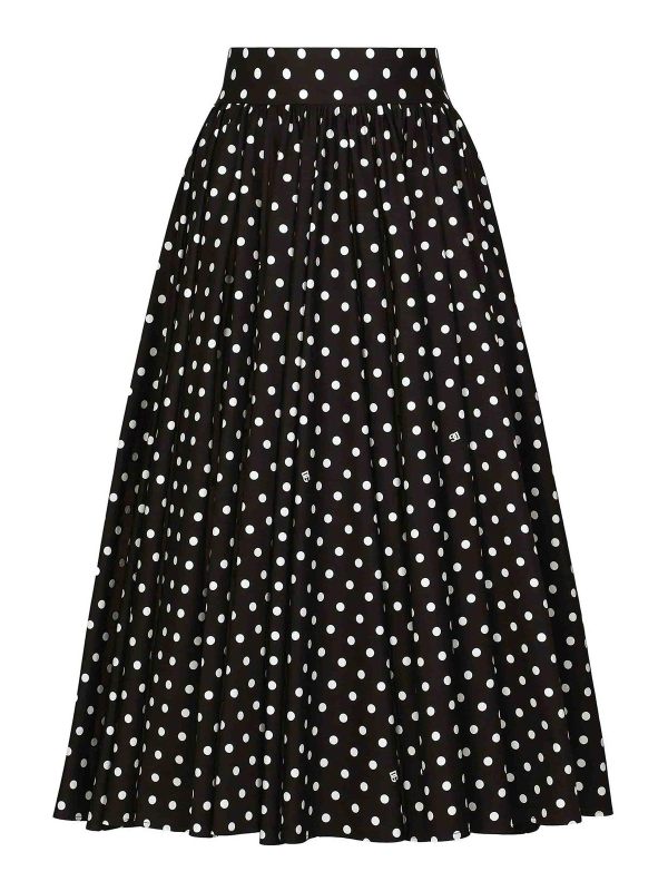Dolce & Gabbana Jupe Midi - Noir