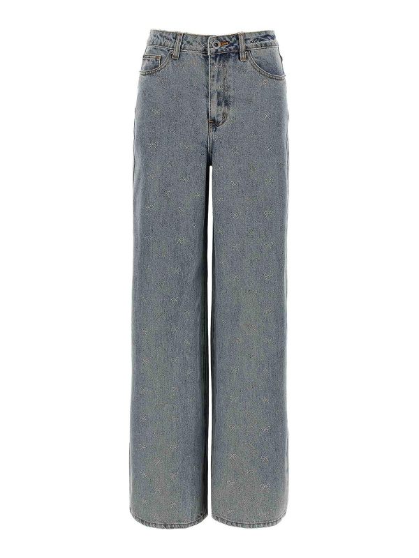 Self Portrait Jean Bootcut - Bleu