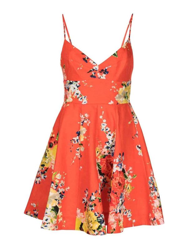 Zimmermann Robe Courte - Rouge