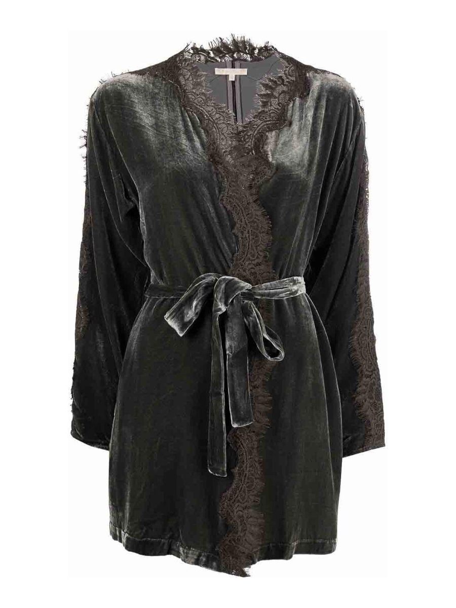 Gold Hawk Manteau Court - Gris