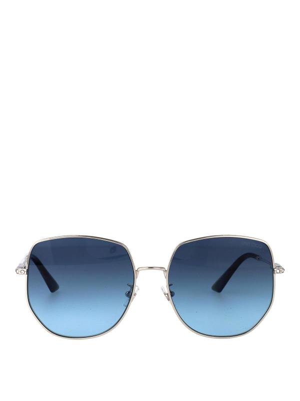 Jimmy Choo Lunettes De Soleil - Argent