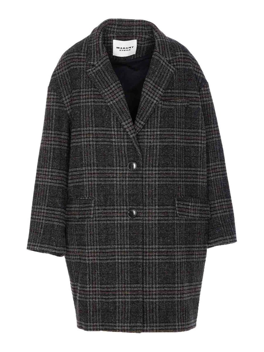 Isabel Marant Etoile Manteau Court - Gris