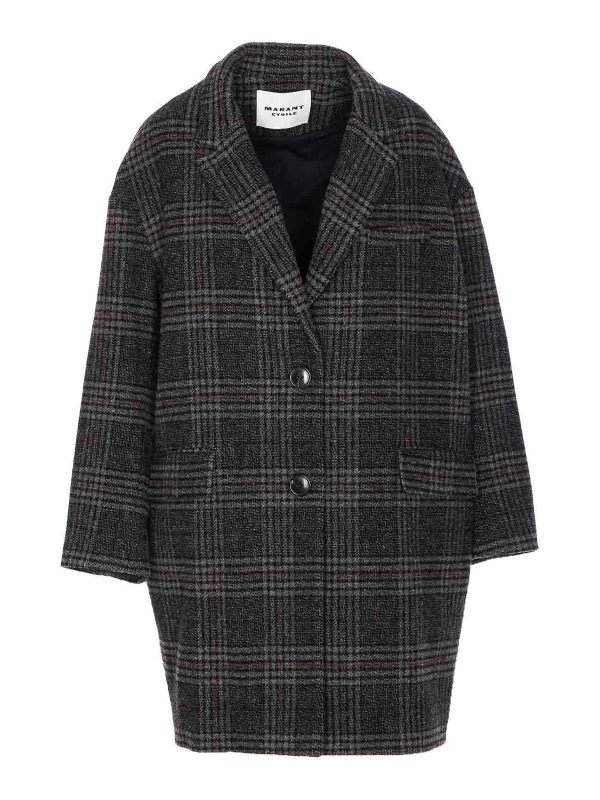 Isabel Marant Etoile Manteau Court - Gris