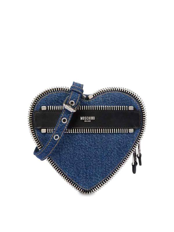 Moschino Sac Porté Épaule - Bleu