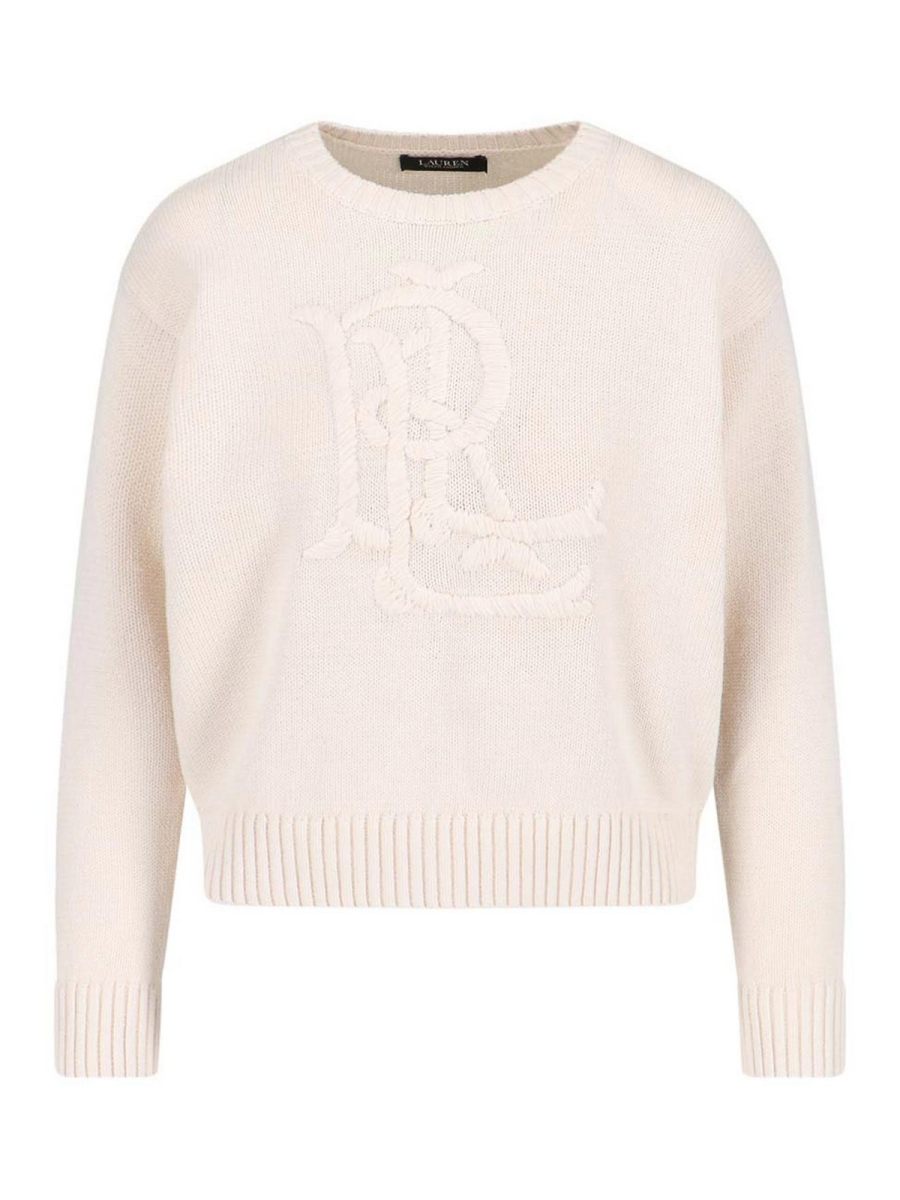 Lauren Ralph Lauren Pull Col Rond - Blanc