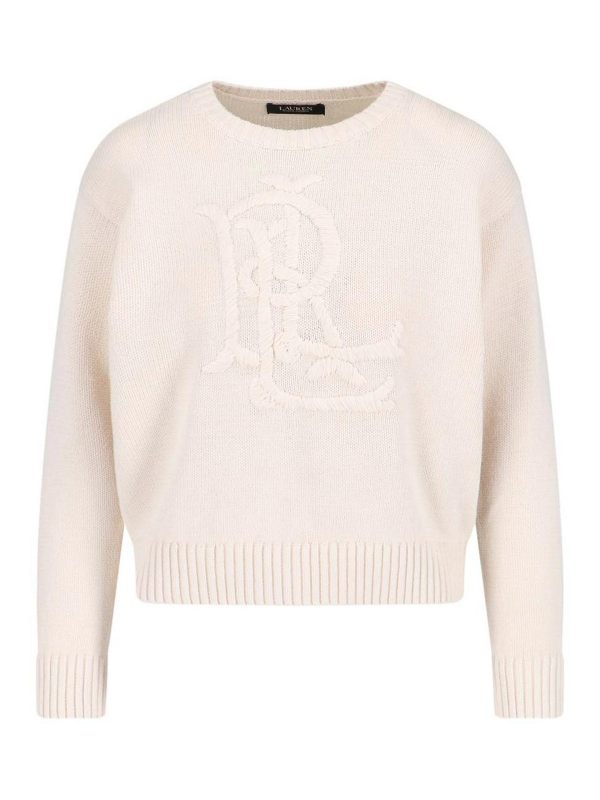 Lauren Ralph Lauren Pull Col Rond - Blanc