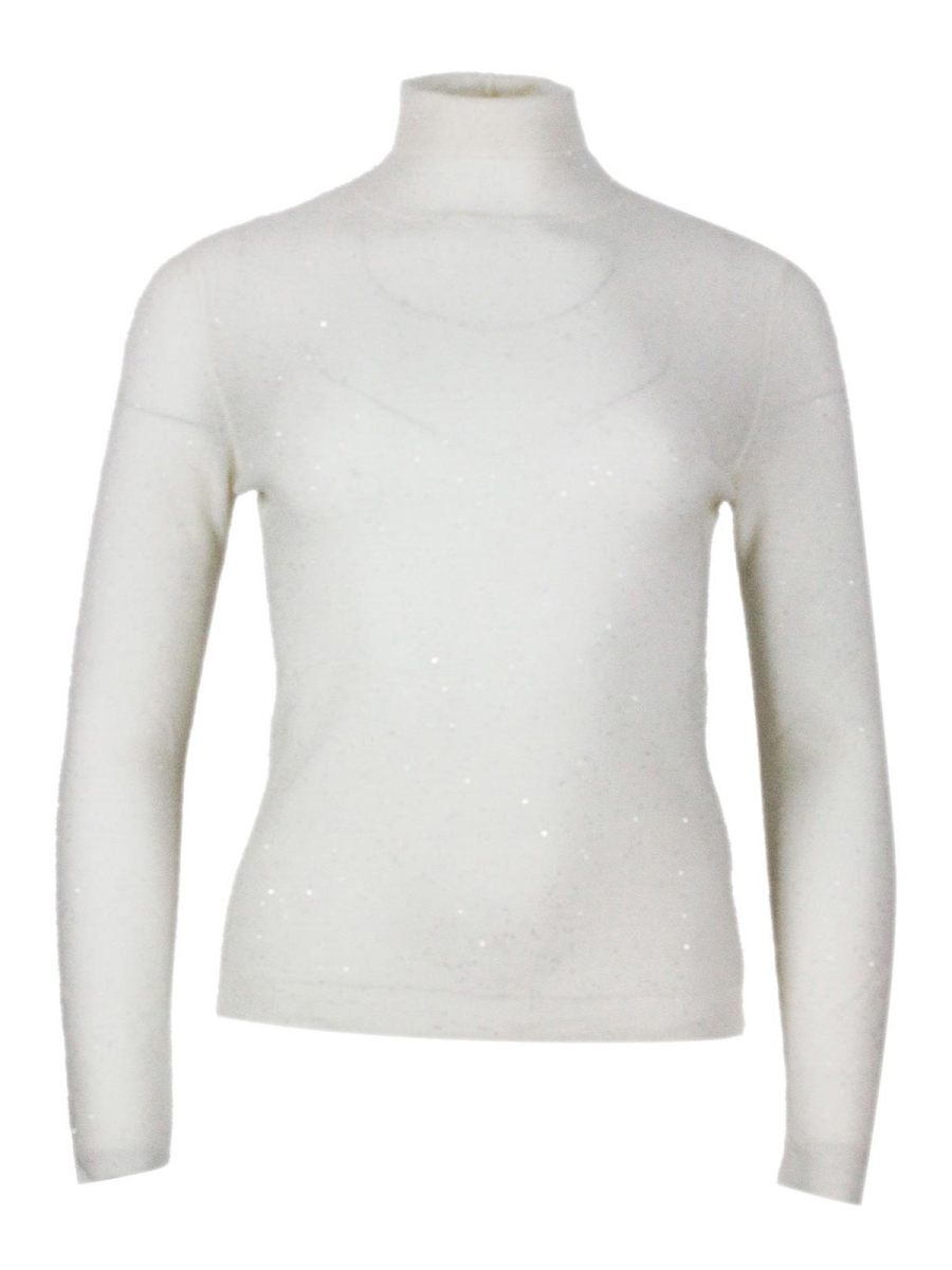 Fabiana Filippi Pull Col Rond - Crème