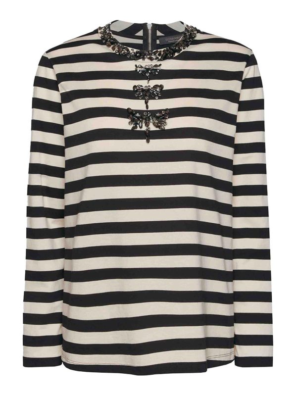 Elena miro' T-Shirt - Blanc