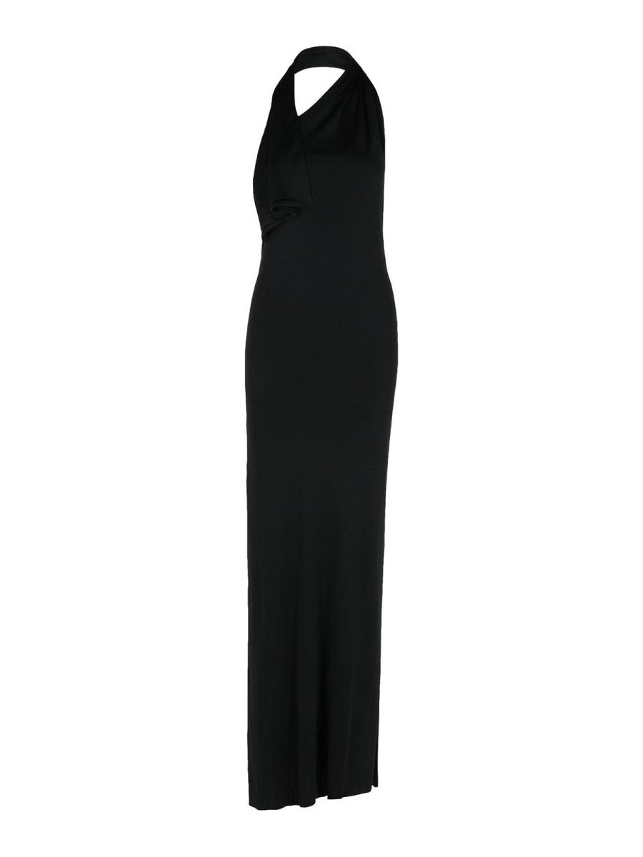 Khaite Robe Au Genou - Noir