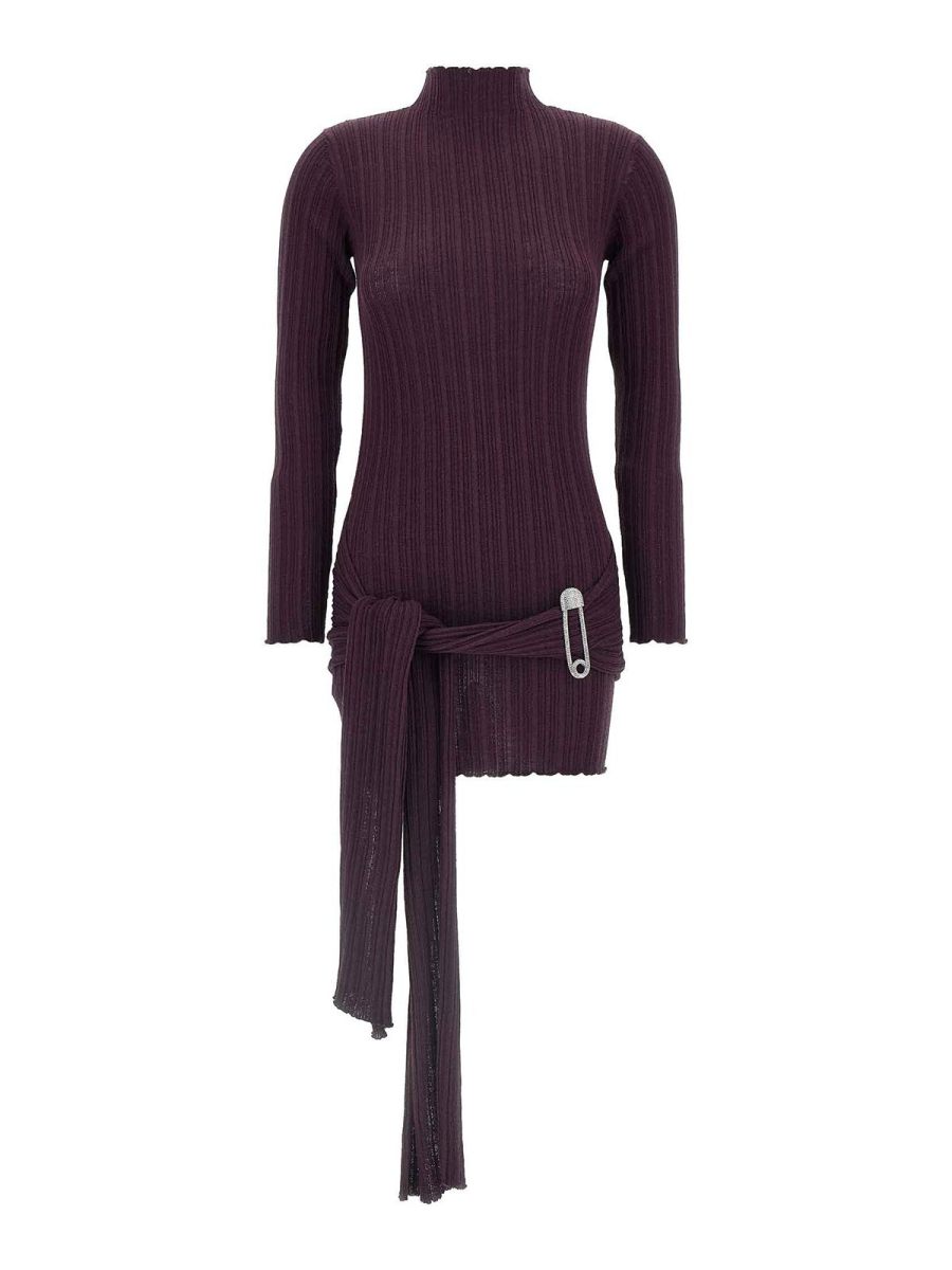 Giuseppe Di Morabito Robe Au Genou - Violet
