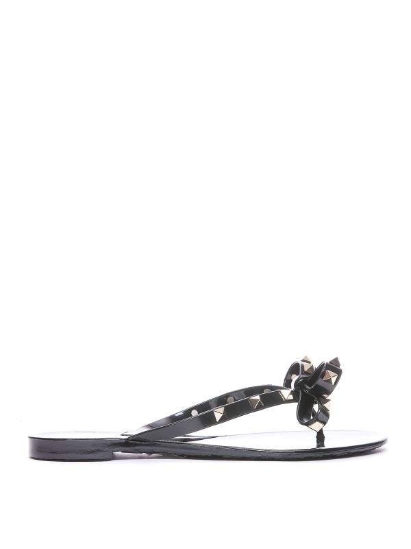 Valentino Garavani Tongs - Noir