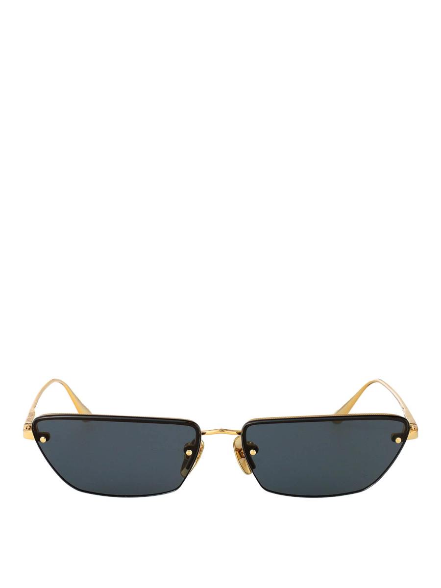 Linda Farrow Lunettes De Soleil - Or