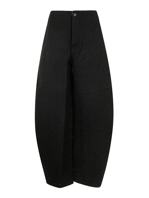 Uma Wang Pantalons Décontractés - Noir