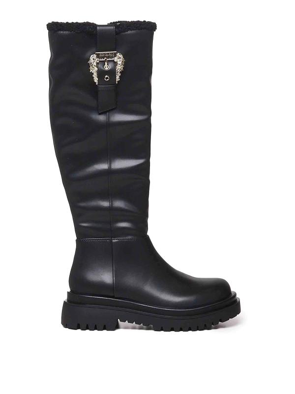Versace Jeans Bottes - Noir