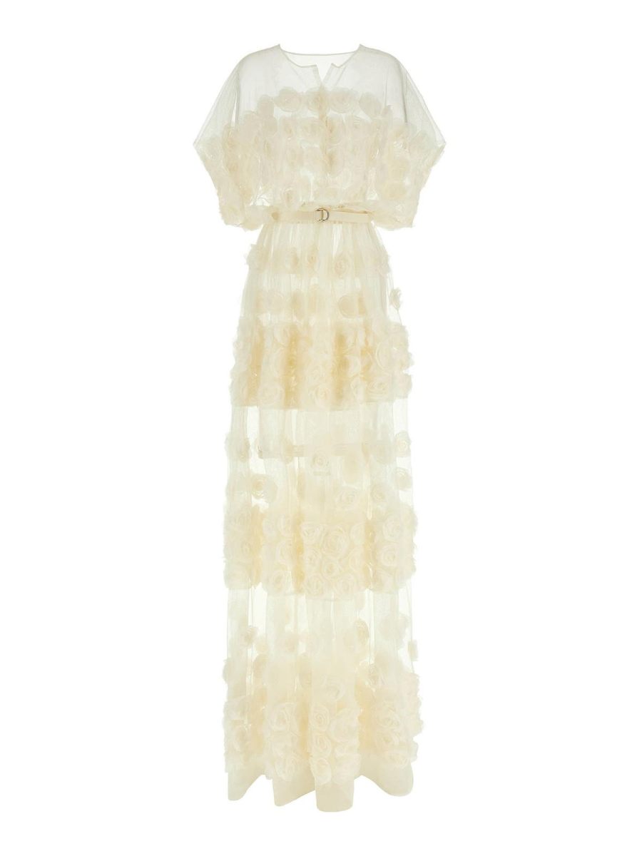 Norma Kamali Robe Au Genou - Blanc