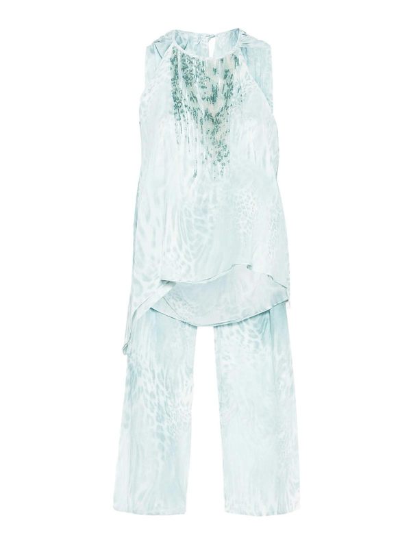 Blumarine Top - Bleu