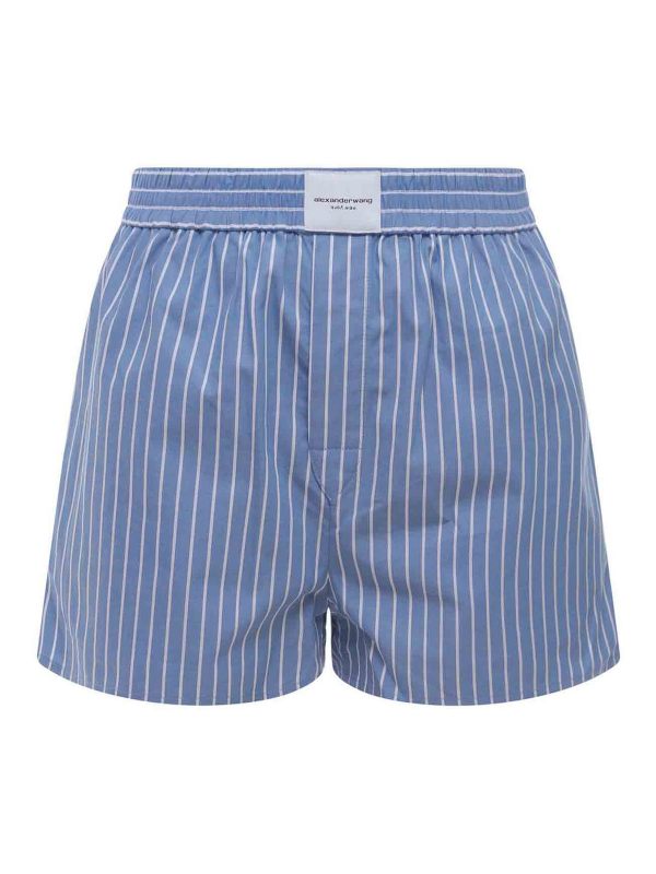 T By Alexander Wang Short - Bleu