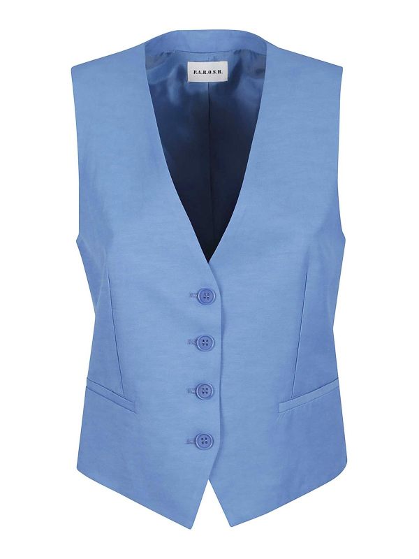 P. A.R. O.S. H. Gilet - Bleu