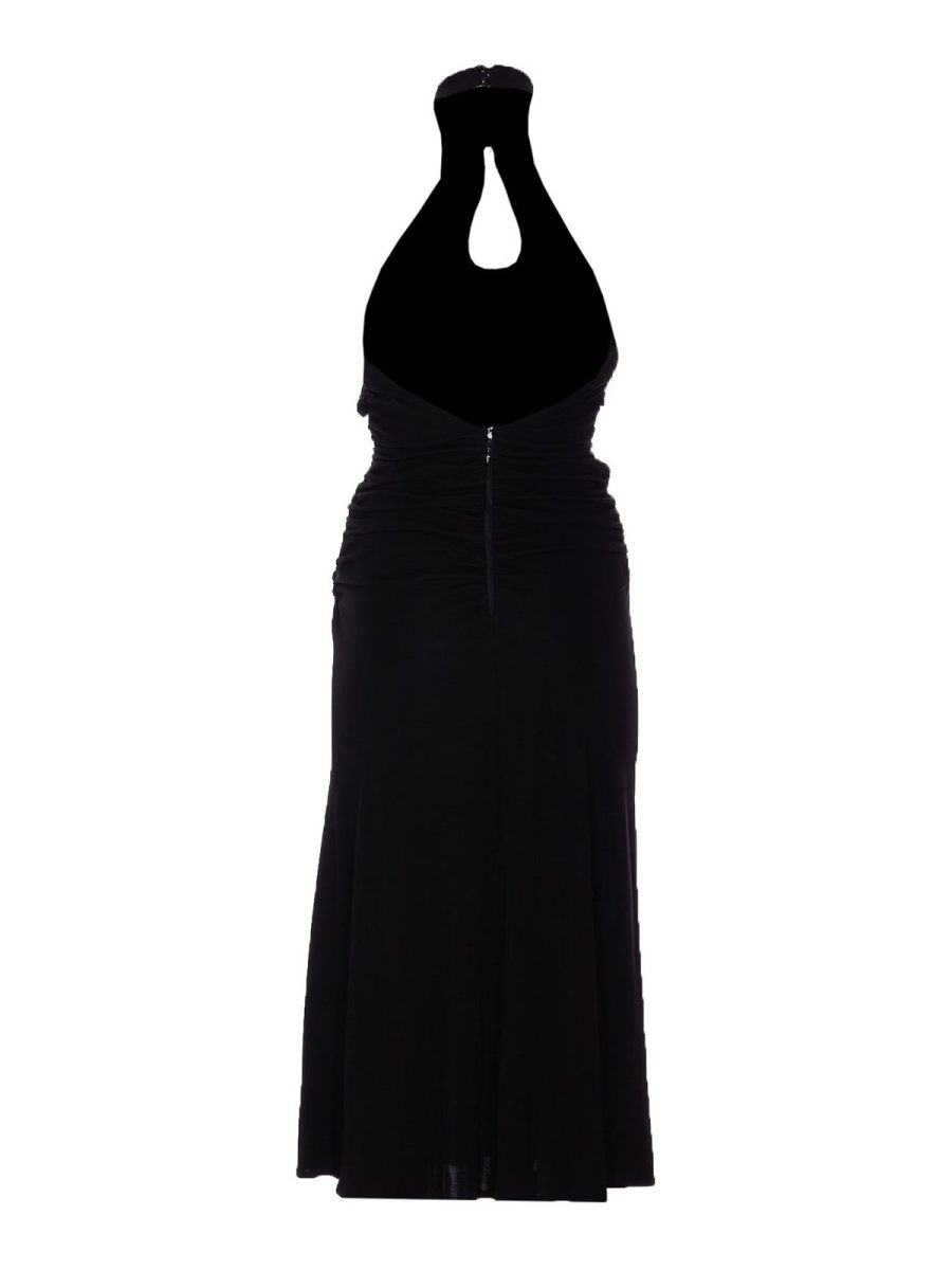 Elisabetta Franchi Robe Au Genou - Noir