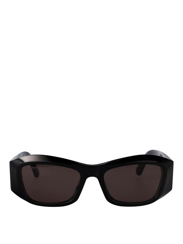 Balenciaga Lunettes De Soleil - Noir