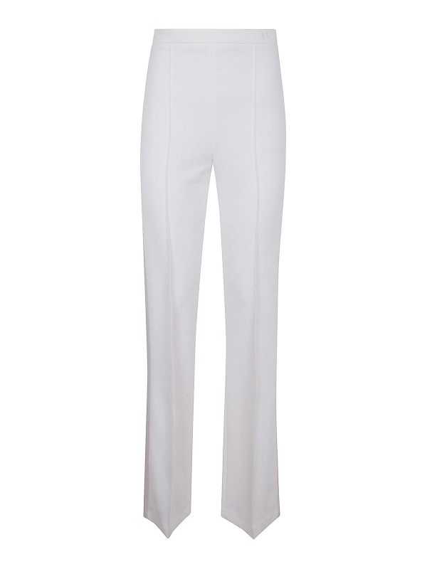 Elisabetta Franchi Pantalons Décontractés - Blanc